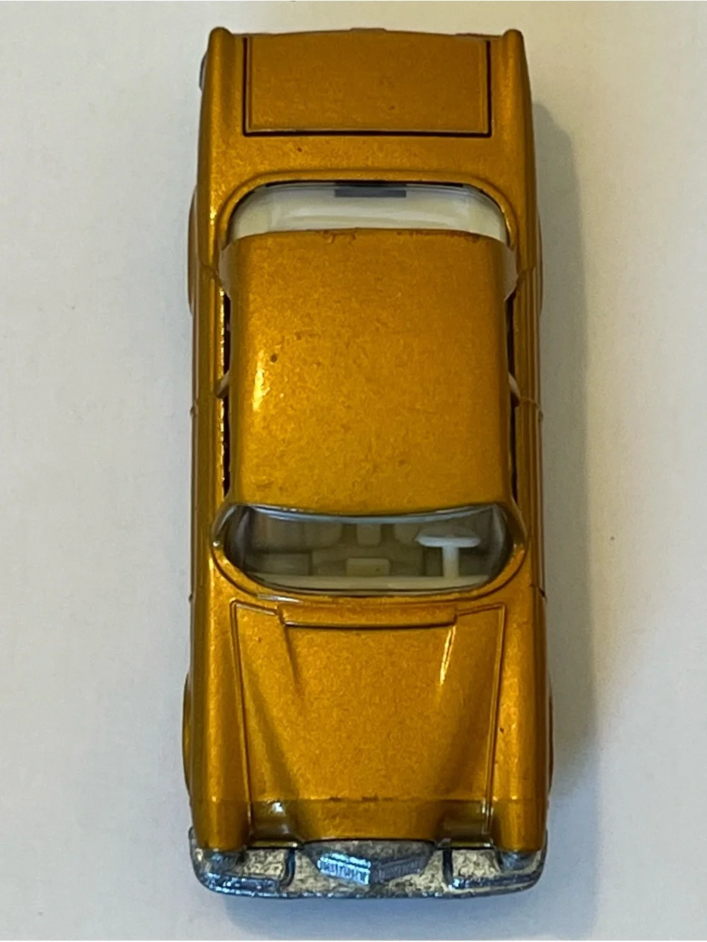 Vintage Matchbox No. 46 Mercedes 300SE Lesney England Metallic Gold